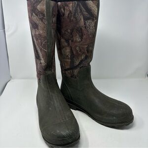 RED HEAD Boots Men’s Size 11 Steel Shank Real Tree Hardwood Camo